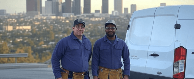 Andy's Plumbing technicians serving Los Angeles neighborhoods