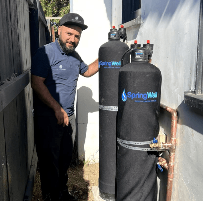 Professional plumber illustrating why customers choose Andy's Plumbing